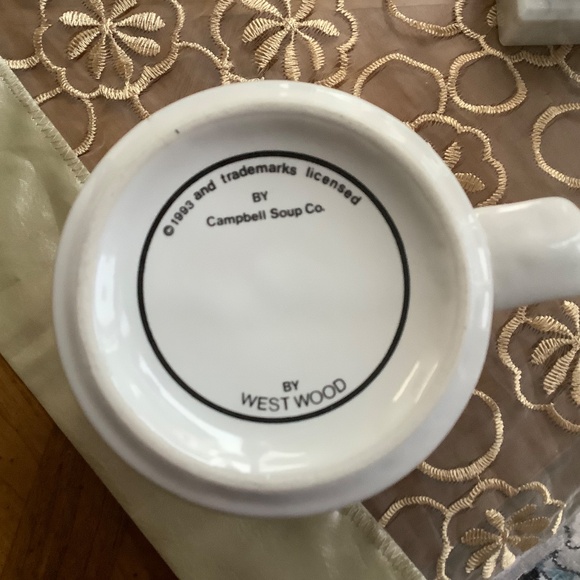 Vintage 1993 Campbell's Soup Mm Mm Good Soup 14oz Cup Bowl Coffee Mug - Picture 4 of 4